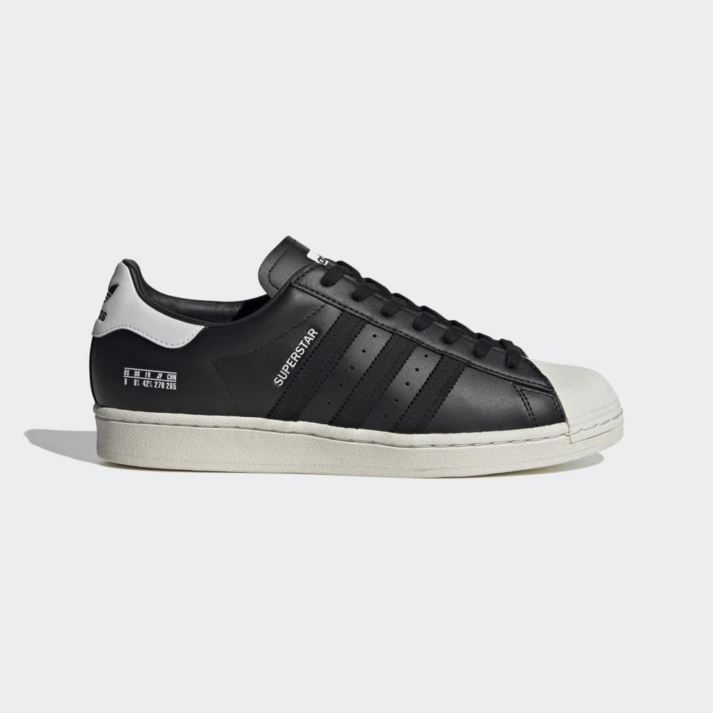 Originals Adidas Superstar Barbati Romania - Negrii/Albi FV2809